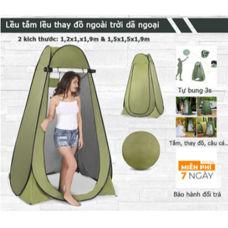 Lều thay đồ tự bung, Lều tắm, lều câu dã ngoại ngoài trời khung thép