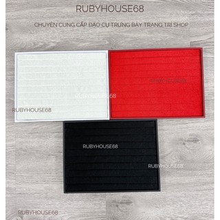 Khay đựng trang sức nhung dành cho nhẫn, hoa tai… Rubyhouse68
