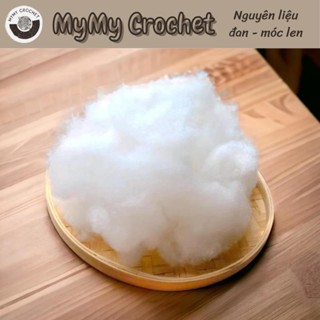 Bông Gòn siêu mềm mịn nhồi gấu, thú bông, gối, decor trang trí