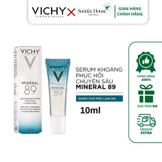 Tinh Chất Vichy Minéral 89 -dưỡng khoáng cô đặc phục hồi giúp da sáng mịn và căng mượt