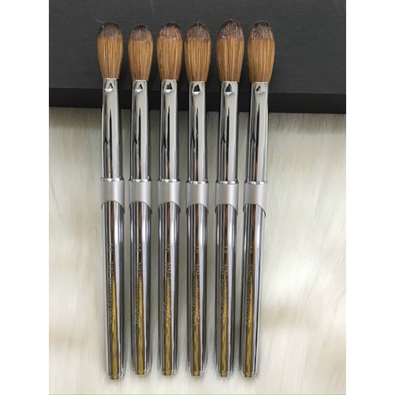 Cọ Đắp Bột Cán Bạc Hàng Chuẩn Chuyên Nail