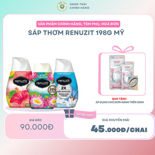 Sáp thơm Renuzit 198g Mỹ các mùi Quế, hoa hồng, hoa nhài, mâm xôi