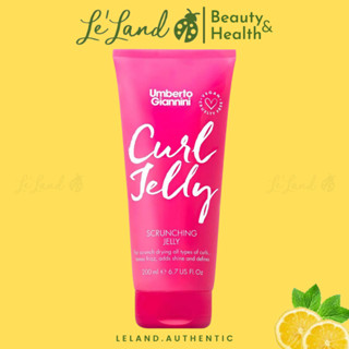 Gel tạo kiểu tóc Umberto Giannini Curl Jelly Scrunching Jelly Gel cho tóc xoăn, tóc gợn sóng 200 ml