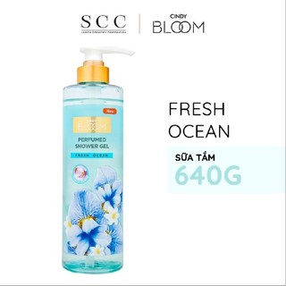 (TẶNG 1 KHĂN ĐA NĂNG)(640g) Sữa tắm CINDY BLOOM hương nước hoa - 4 mùi lựa chọn