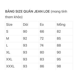 [RÁCH STORE] Quần Jean Loe VN - 4351 - Trơn