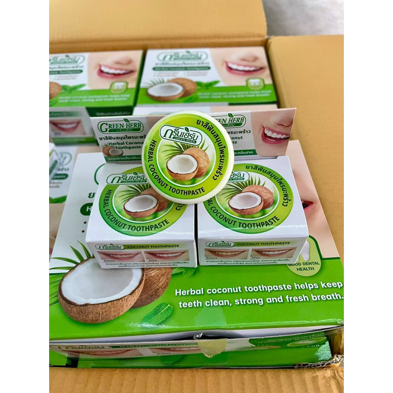 👉Kem trắng răng Green Herbal Clove Toothpaste