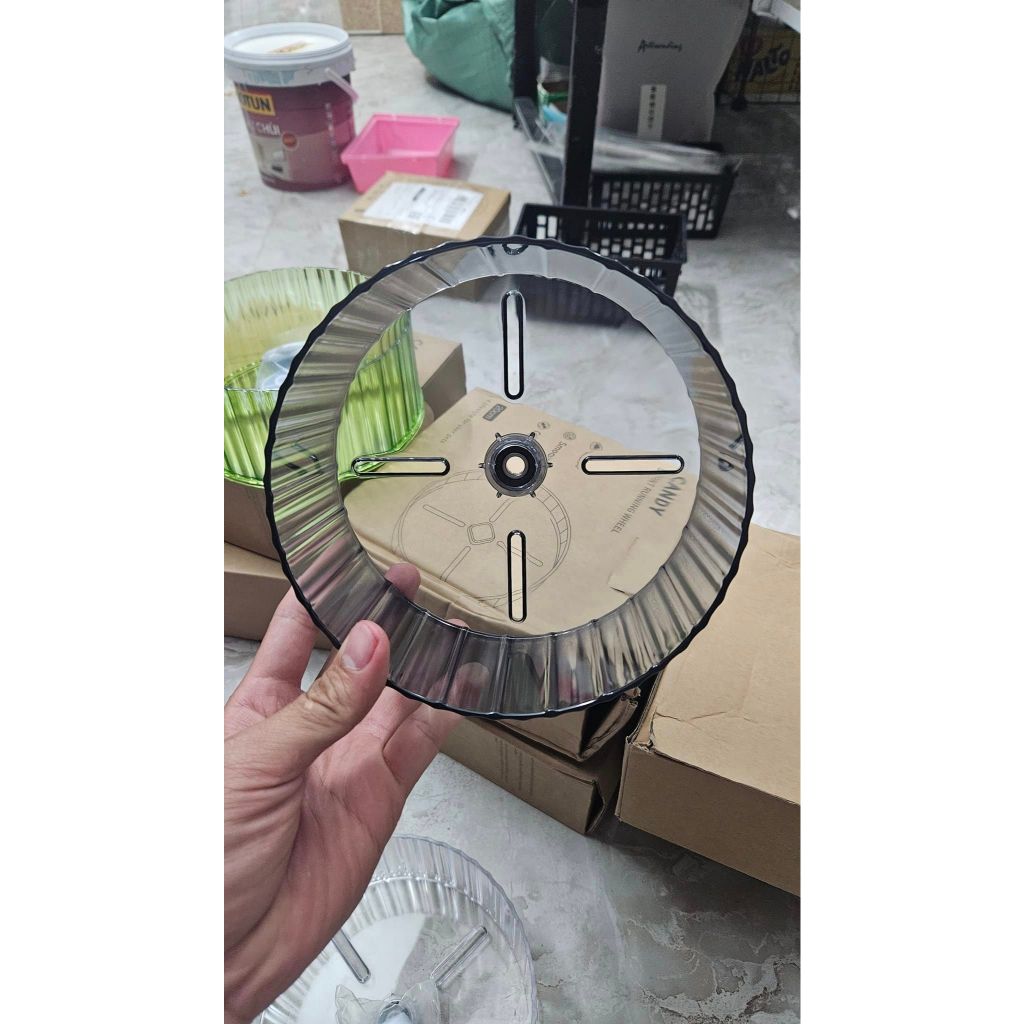 Wheel chạy size 18cm, 21cm dành cho hamster (không gồm chân đế)