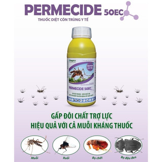 THUỐC DIỆT MUỖI, RUỒI PERMECIDE 1 LÍT