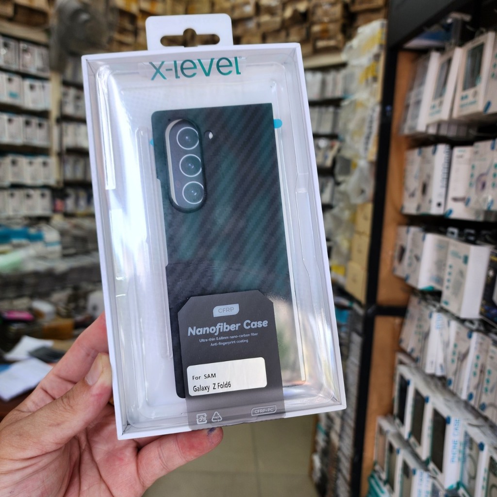 Ốp Lưng X-level Sợi Carbon Siêu mỏng Cho Samsung Z Fold 6 Chính hãng