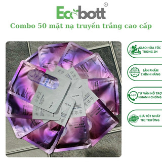 Combo 50 miếng mặt nạ Seomou cao cấp truyền trắng dưỡng ẩm dưỡng trắng chuyên sâu cho da Ecobott