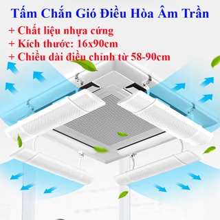 Tấm chắn gió điều hòa âm trần cao cấp, chuyển hướng gió. Tấm chắn gió máy lạnh, che máy lạnh âm trần