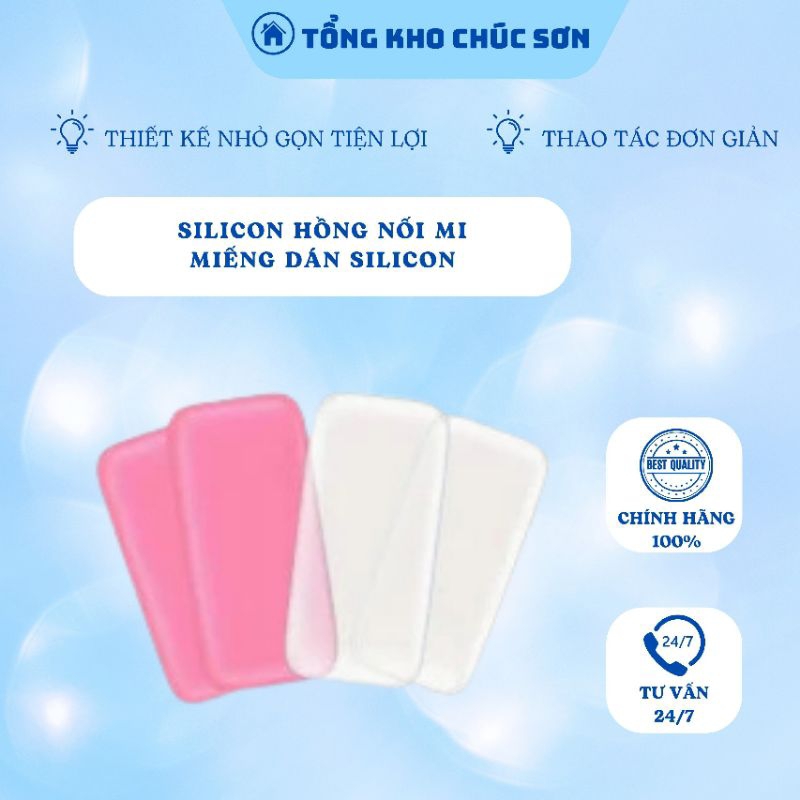 Silicon Hồng Nối Mi,miếng Dán Silicon