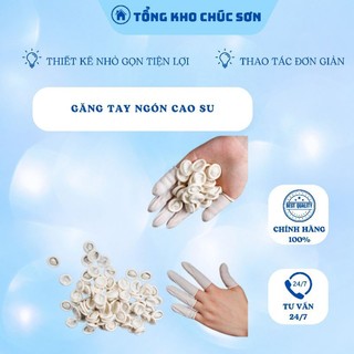 Găng tay ngón cao su