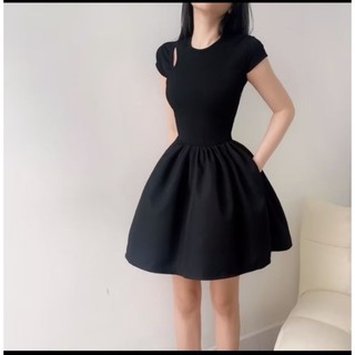 váy ôm hở vai xòe phồng liền thân có bigsize 40kg-120kg