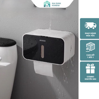 Hộp đựng giấy vệ sinh ECOCO chống thấm nước kệ để giấy vệ sinh đồ dán tường cực chắc 1903 (Màu ngẫu nhiên) giadung_homea
