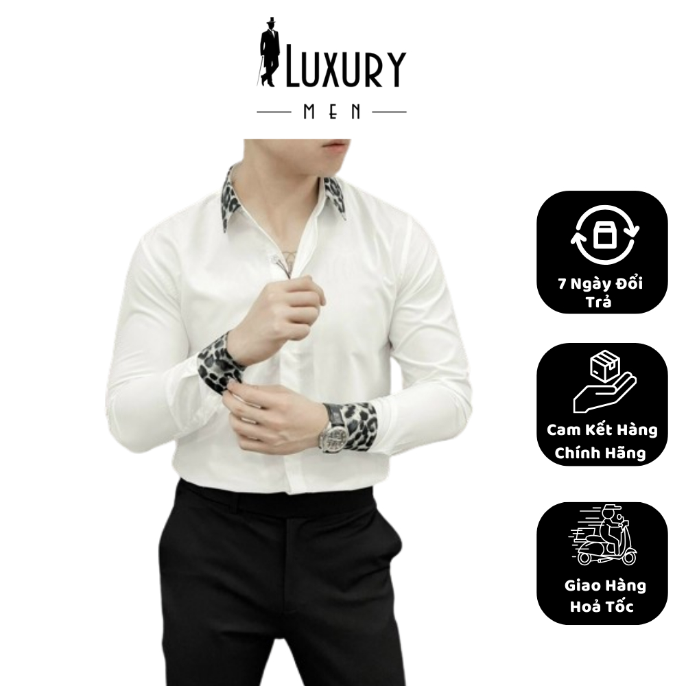 Sơ mi Luxury Thiết kế - Sơ mi phối lụa