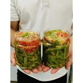 1kg kim chi rau tiến vua chua ngọt, kim chi tiến vua giòn