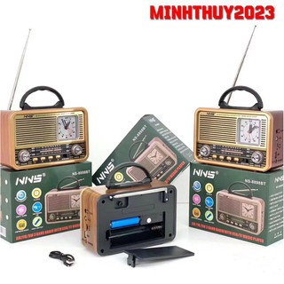Đài radio NS 8898 BT kết nối bluetooth,fm,am,sw có cổng usb thẻ nhớ