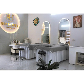 Tấm Phủ giường, trải giường cotton chần bông cho spa, tiệm nail mi kích thước 120.220cm