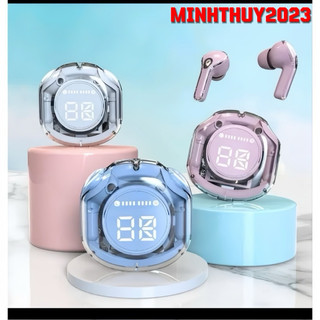  Tai Nghe Bluetooth Không Dây KY9 Ultrapods Pro V5.3 Cảm Ứng Âm Thanh Hifi Màn Hình Led Có Mic 