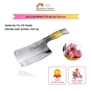 Dao chặt rhino thái lan cán đồng siêu sắc,dao chặt nội địa thái lan chuyên chặt gà,chặt xương