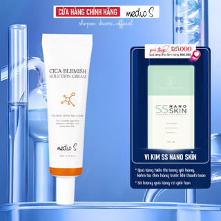 Kem phục hồi, khóa ẩm, làm dịu da Medic S _ Cica blemish solution cream