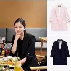 (NHIỀU MÀU) ÁO BLAZER ZARA XUẤT DƯ TUỒN NỮ XẮN TAY DÁNG MỎNG - 2140/760 2140/666 2140/566