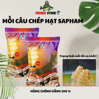 Mồi Câu Chép Hạt Sapham chuyên trị cá chép bể