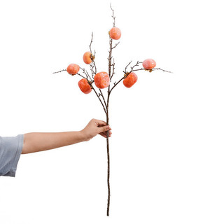 Cành quả hồng, cành quả nhân tạo trang trí Tết