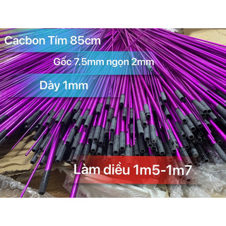 Cacbon 80cm - 85cm - làm diều mini, bo bo thái - Màu sắc lựa chọn