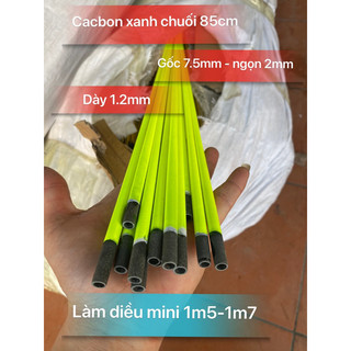 Cacbon 80cm - 85cm - làm diều mini, bo bo thái - Màu sắc lựa chọn