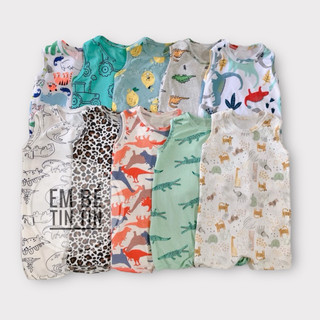 Bodysuit ba lỗ  - Body sát nách cho bé ( size 5 đến 12kg)