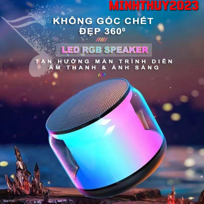 Loa Bluetooth Mini S300 Có hỗ trợ Thẻ Nhớ,Dòng Loa Mini Pin Trâu, Đèn Led Rgb