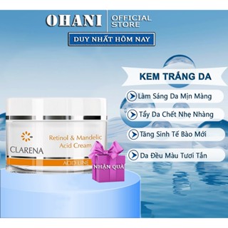 Kem Làm Trắng Da Ban Đêm Da Sạm, Lão Hóa Nặng CLARENA RETINOL & MANDELIC ACID CREAM 50ml