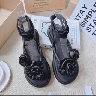 Sandal nữ đế 2p chiến binh HOA HỒNG hottrend siêu đẹp