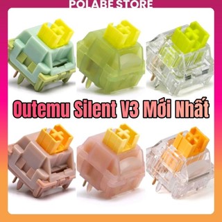 Công tắc Outemu Silent Peach v3 linear switch bàn phím cơ Outemu Silent Lemon v2 tactile switch Polabe Store