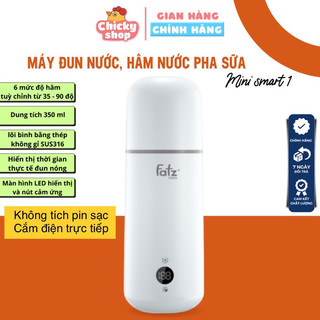 Máy đun nước và hâm nước pha sữa cầm tay mini smart 1 fatzbaby fb3622va