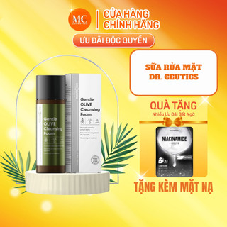 Sữa Rửa Mặt Dịu Nhẹ Làm Sạch Sâu DrCeutics Gentle Olive Cleansing Foam 150ml - myphamminhchau21
