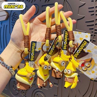 Móc khóa Minion Minions áo nâu mê chuối
