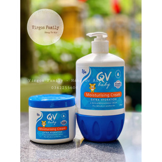 Kem dưỡng da giảm nứt nẻ, chàm ngứa cho bé Ego QV Baby Moisturising 250g hàng Úc