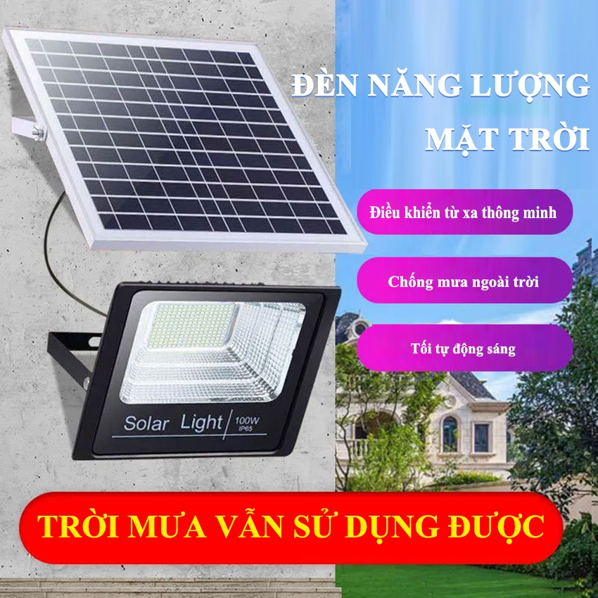 Đèn Solar Light BOUTIQUE, Đèn Năng Lượng Mặt Trời 500W Chống Nước Tiết Kiệm Điện