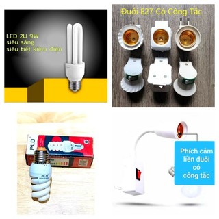 Bóng compact 2u 9w sáng trắng