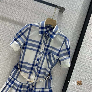 Váy kẻ BBR mới KÈM BELT Qccc