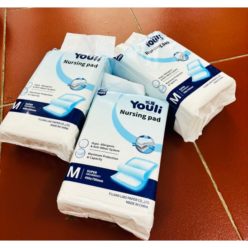[ HCM ] Túi 10 Miếng Tấm Lót Cho Người Già / Tấm Lót Sản Khoa Ipaly Youli