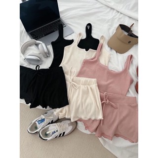 Set đồ nữ mặc nhà bộ đồ ngủ nữ chất thun tăm 4 chiều mềm mịn nhẹ thoáng mát dáng lửng CÓ BIGSIZE