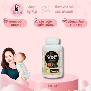 Viên uống bio maca đen tabletten hanoju tăng khả năng thụ thai 300 viên mẹ rofi