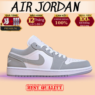 Giày_Air Jor_dan 1 Low Wolf Grey, Giày thể thao_JD1_Xám Trắng nam nữ full box bill