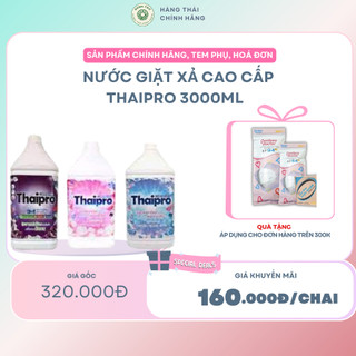 Nước giặt xả cao cấp Thaipro 3000ml xanh, hồng, tím