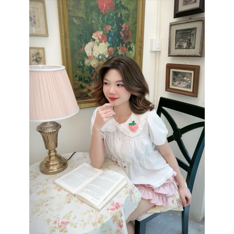 [ TẶNG GHIM ICON random] Set Áo 7 màu và Cv Chicc xếp tầng | BigBuy360 - bigbuy360.vn