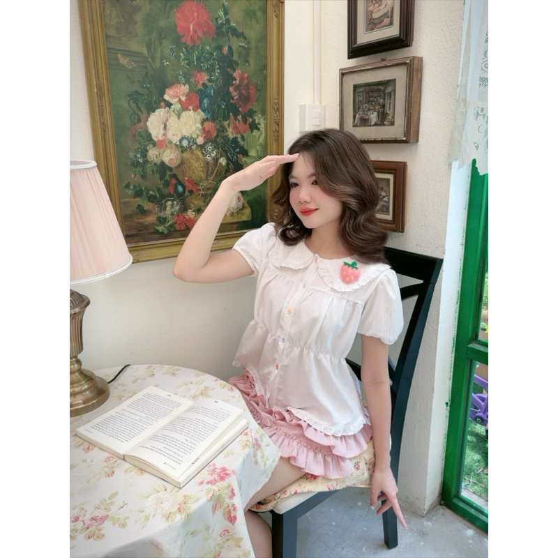 [ TẶNG GHIM ICON random] Set Áo 7 màu và Cv Chicc xếp tầng | BigBuy360 - bigbuy360.vn